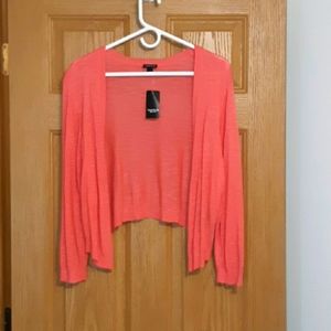 NWT Torrid Pink Shrug 18